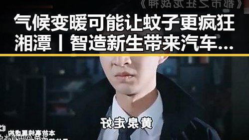 气候变暖可能让蚊子更疯狂湘潭丨智造新生带来汽车生态变革